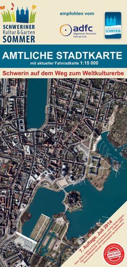 Amtliche Stadtkarte der Landeshauptstadt Schwerin