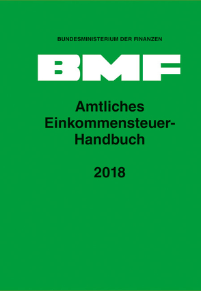 Amtliches Einkommensteuer-Handbuch 2018