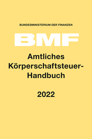 Amtliches Körperschaftsteuer-Handbuch 2022