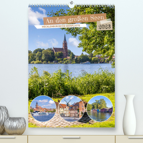 An den großen Seen der Mecklenburgischen Seenplatte (Premium, hochwertiger DIN A2 Wandkalender 2023, Kunstdruck in Hochglanz) von Viola,  Melanie