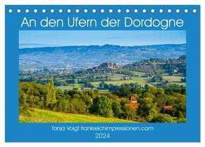 An den Ufern der Dordogne (Tischkalender 2024 DIN A5 quer), CALVENDO Monatskalender von Voigt,  Tanja
