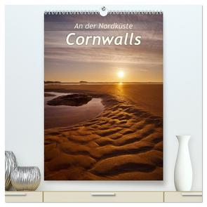 An der Nordküste Cornwalls (hochwertiger Premium Wandkalender 2024 DIN A2 hoch), Kunstdruck in Hochglanz von Schoisswohl,  Silvio