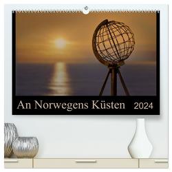 An Norwegens Küsten (hochwertiger Premium Wandkalender 2024 DIN A2 quer), Kunstdruck in Hochglanz von calmbacher,  Christiane