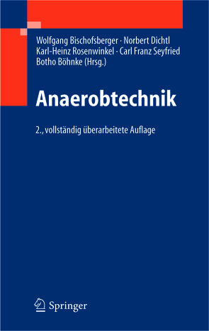 Anaerobtechnik von Bischofsberger,  Wolfgang, Böhnke,  Botho, Dichtl,  Norbert, Rosenwinkel,  Karl-Heinz, Seyfried,  Carl-Franz