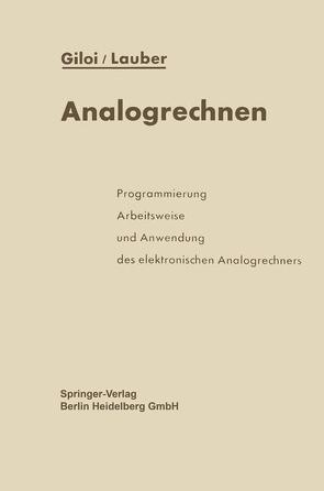 Analogrechnen von Giloi,  Wolfgang, Lauber,  Rudolf