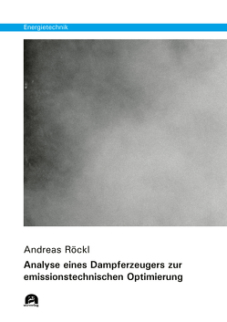 Analyse eines Dampferzeugers zur emissionstechnischen Optimierung von Röckl,  Andreas