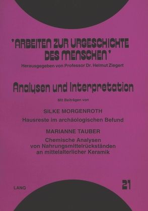 Analysen und Interpretation von Morgenroth,  Silke, Tauber,  Marianne