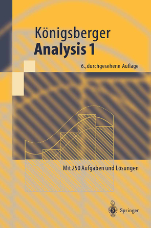 Analysis 1 von Königsberger,  Konrad