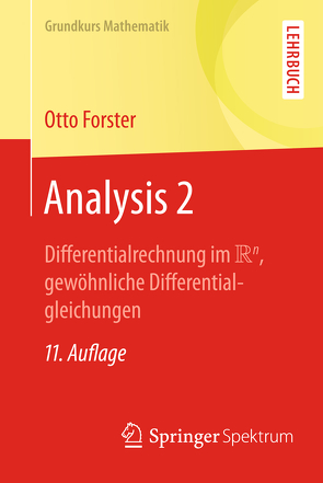 Analysis 2 von Forster,  Otto
