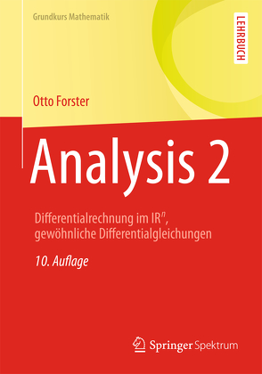 Analysis 2 von Forster,  Otto