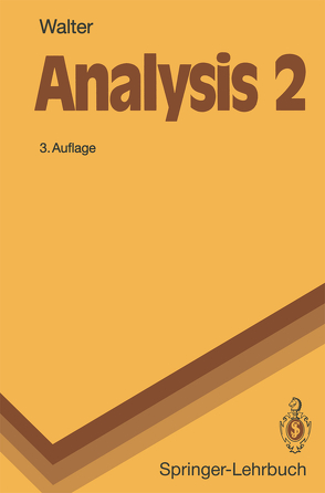 Analysis 2 von Walter,  Wolfgang