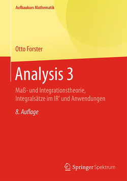 Analysis 3 von Forster,  Otto