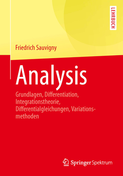 Analysis von Sauvigny,  Friedrich