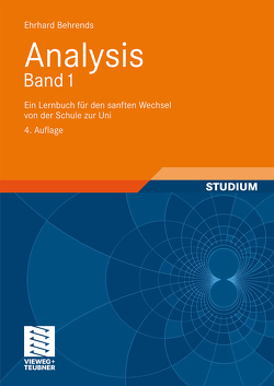 Analysis Band 1 von Behrends,  Ehrhard