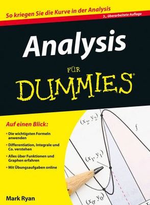 Analysis für Dummies von Muhr,  Judith, Ryan,  Mark