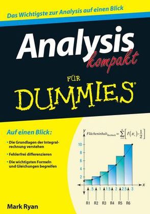 Analysis kompakt für Dummies von Muhr,  Judith, Ryan,  Mark