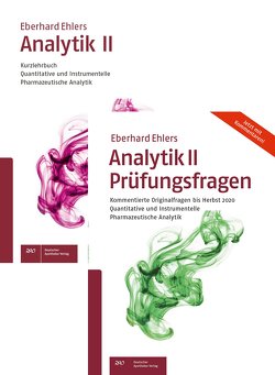 Analytik II – Kurzlehrbuch und Prüfungsfragen von Ehlers,  Eberhard