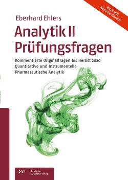 Analytik II Prüfungsfragen von Ehlers,  Eberhard