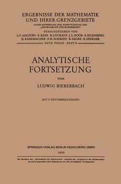 Analytische Fortsetzung von Bieberbach,  Ludwig