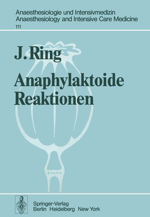 Anaphylaktoide Reaktionen von Frey,  R., Messmer,  K., Ring,  J.