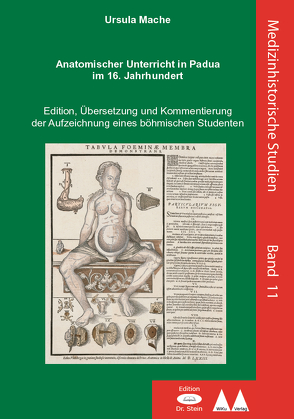 Anatomischer Unterricht in Padua im 16. Jahrhundert von Mache,  Ursula