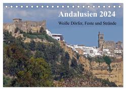 Andalusien 2024 (Tischkalender 2024 DIN A5 quer), CALVENDO Monatskalender von Franz,  Ingrid