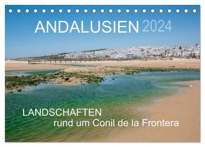 Andalusien – Landschaften rund um Conil de la Frontera (Tischkalender 2024 DIN A5 quer), CALVENDO Monatskalender von Müller,  Doris