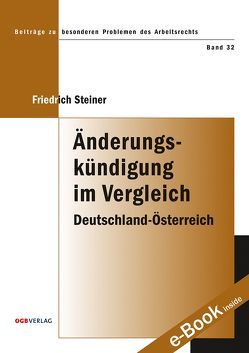 Änderungskündigung im Vergleich von Steiner,  Friedrich