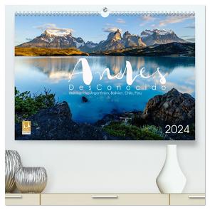 Andes Desconocido, Unbekannte Landschaften der Anden (hochwertiger Premium Wandkalender 2024 DIN A2 quer), Kunstdruck in Hochglanz von Gysel Lenk,  David