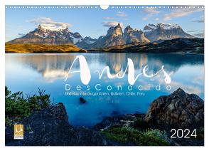 Andes Desconocido, Unbekannte Landschaften der Anden (Wandkalender 2024 DIN A3 quer), CALVENDO Monatskalender von Gysel Lenk,  David
