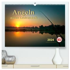 Angeln – meine Leidenschaft (hochwertiger Premium Wandkalender 2024 DIN A2 quer), Kunstdruck in Hochglanz von Roder,  Peter