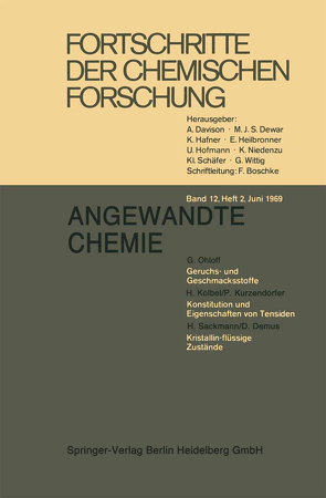 Angewandte Chemie von Demus,  D., Kölbel,  H., Kurzendörfer,  P., Ohloff,  G., Sackmann,  H.
