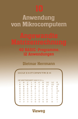 Angewandte Matrizenrechnung von Herrmann,  Dietmar