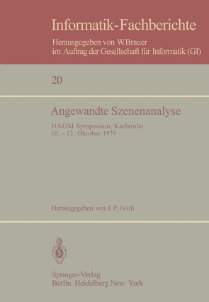 Angewandte Szenenanalyse von Foith,  Jörgen P.