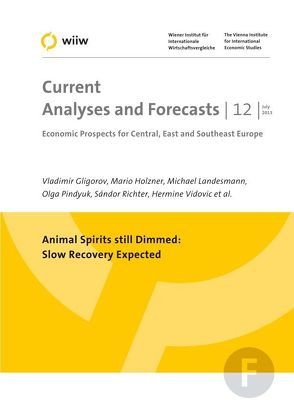 Animal Spirits still Dimmed: Slow Recovery Expected von Gligorov,  Vladimir, Wiener Institut für Internationale Wirtschaftsvergleiche (wiiw)