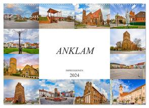 Anklam Impressionen (Wandkalender 2024 DIN A2 quer), CALVENDO Monatskalender von Meutzner,  Dirk