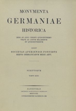 Annales et chronica Italica aevi Suevici von Holder-Egger,  Oswald