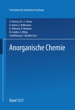 Anorganische Chemie von Fluck,  E., Keller,  C, Novobilsky,  V., Schmidbaur,  H.