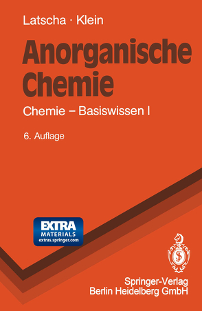 Anorganische Chemie von Klein,  Helmut A., Latscha,  Hans P.