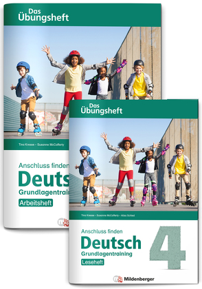 Anschluss finden / Deutsch 4 – Das Übungsheft – Grundlagentraining: Leseheft und Arbeitsheft von Kresse,  Tina, Lottermoser,  Elisabeth, McCafferty,  Susanne, Schied,  Alisa