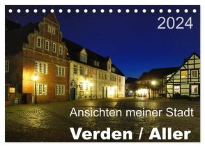 Ansichten meiner Stadt – Verden / Aller (Tischkalender 2024 DIN A5 quer), CALVENDO Monatskalender von Bade,  Uwe