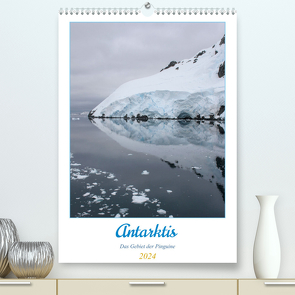 Antarktis – Das Gebiet der Pinguine (Premium, hochwertiger DIN A2 Wandkalender 2024, Kunstdruck in Hochglanz) von Gaymard,  Alain