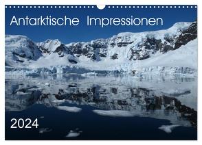 Antarktische Impressionen (Wandkalender 2024 DIN A3 quer), CALVENDO Monatskalender von Geschke,  Sabine