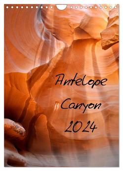 Antelope Canyon (Wandkalender 2024 DIN A4 hoch), CALVENDO Monatskalender von Funfack,  Anna