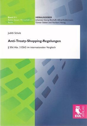 Anti-Treaty-Shopping-Regelungen von Scholz,  Judith
