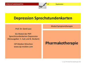 Antidepressive Pharmakotherapie – Ergänzungsset von Laux,  Gerhard