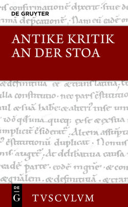 Antike Kritik an der Stoa von Nickel,  Rainer
