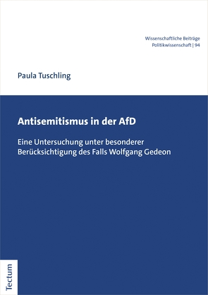Antisemitismus in der AfD von Tuschling,  Paula