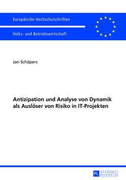 Antizipation und Analyse von Dynamik als Auslöser von Risiko in IT-Projekten von Schäpers,  Jan