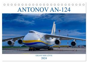 ANTONOV 124 (Tischkalender 2024 DIN A5 quer), CALVENDO Monatskalender von Simlinger,  Wolfgang